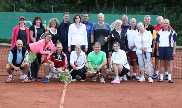 Teilnehmer der Mixed-Clubmeisterschaften 2015 beim TC GW Rotenburg