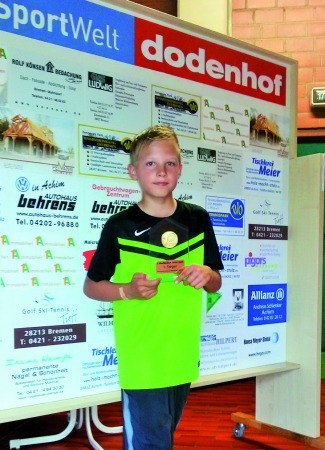 Clemens Reimelt gewinnt Dodenhof Junior Open