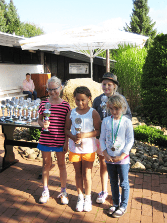 Jugendclubmeisterschaften 2015 - Siegerinnen U10 Mädchen