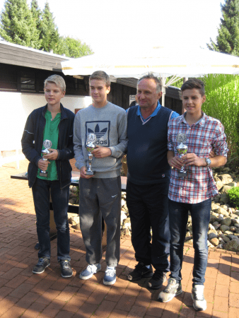 Jugendclubmeisterschaften 2015 - Sieger U16 Jungen