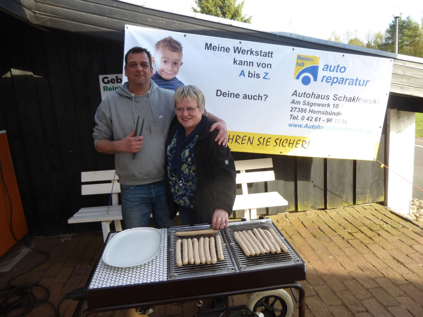 Antennis 2016 - Unser Verpflegungsteam:Phillip & Ingeborg / ©TCR